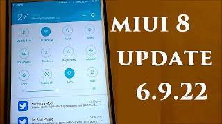 Latest MIUI 8 Update 6.9.22 Features | Hindi - हिन्दी