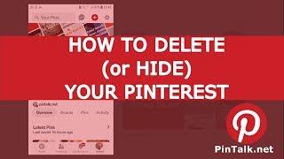 How to Delete Pinterest