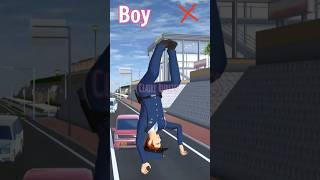 Girl Vs Boy Sakura School Simulator #sakuraschoolsimulator #memes #shorts