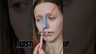 Abstract Makeup #creativemua #makeupartist #makeuptutorial #creativemakeuplooks