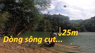 Dọn bãi ở SÔNG SÂU 25m câu cá và cái kết | Điểm mới chưa ai câu bào giờ | Vietnam fishing p2