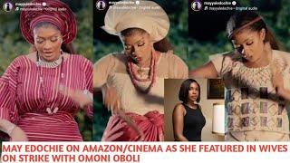 Breaking~MayEdochie In Amazon/Cinema As She Featured In The Movie "Wives On Strike"With Omoni Oboli