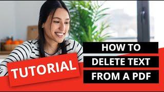 How To Delete Text From A PDF