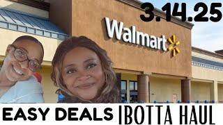 Walmart Deals 3/14/25: Walmart Ibotta Haul: Couponing At Walmart This Week:  EASY DEALS