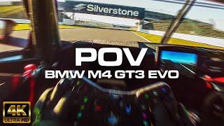 2025 BMW M4 GT3 Evo at Silverstone // 4K Helmet POV