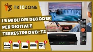 I 5 migliori decoder per digitale terrestre DVB-T2