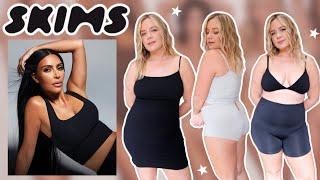 i gave SKIMS another chance...was it worth it? (try-on haul!)