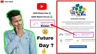 My Channel YouTube to Subscribe on Public watch hours that slower  || Tech Deaf ||