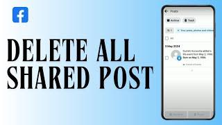 How To Delete All Facebook Shared Post (2024) I Net Nimble