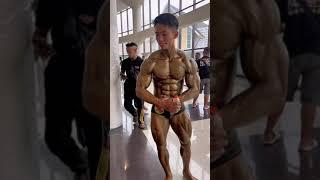 Binara Men Fitnes M Iqbal Fauzi Body Phose #fitnes #gym #shorts #binaraga #muscle #bicep #tricep(2)