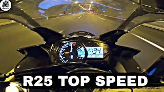 ABS'Lİ R25 TOP SPEED !.. FENA GİDİYORMUŞ & ESKİ R25 LER DAHA MI HIZLI ? OTOBANDA ÖLÜMÜNE ZORLADIM