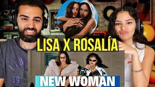 We react to Lisa - NEW WOMAN feat. Rosalía (Official Music Video)