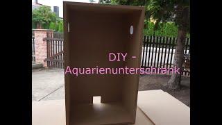 DIY - Unterschrank für ein Aquarium selber bauen - à la ADA Style - Teil 1