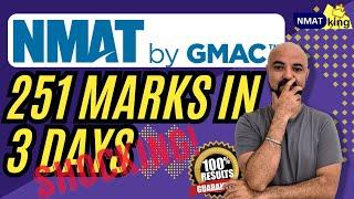 NMAT 251 marks in 3 Days!! Shocking!! G Strategy Rocks!