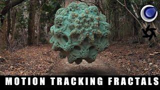 C4D MOTION TRACKING - INTEGRATE FRACTALS WITH REAL FOOTAGE