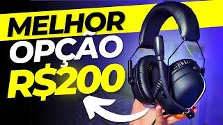 O MELHOR Headset ate R$200 BOM e BARATO Custo Beneficio 2021