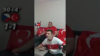 GOAL at 90+4  Czechia - Turkey | #shorts #tiktok