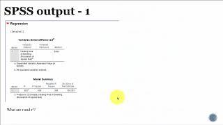 Intro to simple regression model by Murtaza Haider and Clare Chua,