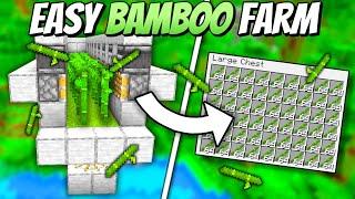 Automatic Bamboo Farm - Minecraft 1.21+ Tutorial