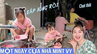 Một Ngày Của Mẹ Hà Hà Hí Và Em Mint Vy