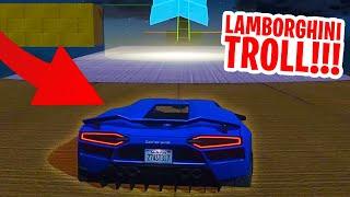 ONTZICHTBARE TROLL IN LAMBORGHINI PARKOUR !!!