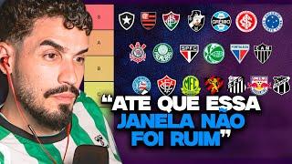 TIERLIST DAS MELHORES JANELAS DA SÉRIE A DO BRASILEIRÃO | REACT WALLACE BORGES