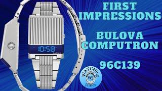 WOW just WOW - Bulova Computron 96C139 LED First Impressions #watch
