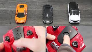 CMJ RC CARS 1:24 Scale Remote Control Cars Black Audi, White Range Rover, Orange Lamborghini