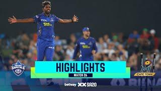 Pretoria Capitals v MI Cape Town | Match 26 Highlights | Betway SA20