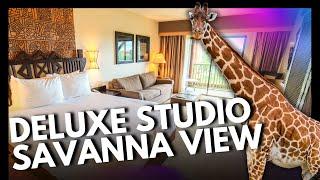 ROOM TOUR - Jambo House Deluxe Studio Savanna Room | Disney's Animal Kingdom Lodge