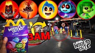 DO NOT ORDER ALL CURSED INSIDE OUT 2 HAPPY MEALS AT 3AM! (NEW EMOTIONS REVEALED)