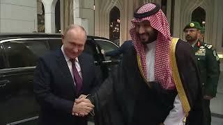 Путин на переговорах в Саудовской Аравии