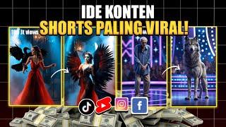 CARA BUAT VIDEO SHORTS Ai YANG LAGI VIRALide konten shorts hasilkan cuan jutaan rupiah‼️