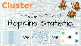 Clustering - Hopkins Statistic - Definition and Code (Python)