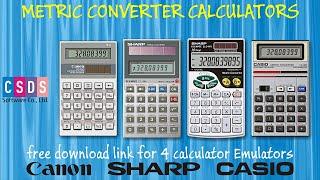 4 Metric Converter Calculator Emulators and free download links