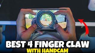 BEST 4 FINGER CLAW HANDCAM GAMEPLAY WITH CONTROL CODEBGMI (Tips/Tricks) Mew2.