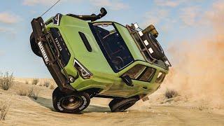 Satisfying Rollover Crashes #1 -  BeamNG Drive | StaticCat