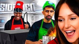 Freya Reacts to SIDEMEN AMONG US COOKING CHALLENGE