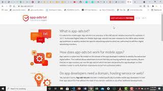 Hosting and Adding app-ads.txt to Admob (Free & without own website)