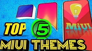 New MIUI 10 Themes || Top 5 New Miui10 Themes ||