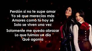 Yuridia, Angela Aguilar - Qué Agonía (Letra/Lyrics)