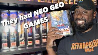 These Retro Video Game Stores had NEO GEO GAMES!!!