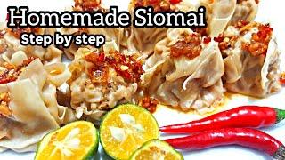 Best Pork Siomai at home | How to make Siomai | Homamade Siomai | Siomai Recipe |
