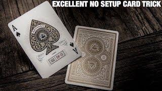 The BEST NO SETUP Card Trick To Perform Anywhere at Anytime!