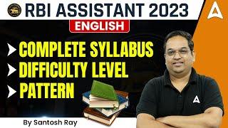 RBI Assistant 2023 | RBI Assistant English Syllabus, Questions Pattern and Difficulty Level
