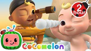 Rub-a-dub dub Pirates ‍️ CoComelon JJ's Animal Time Nursery Rhymes and Kids Songs | After School