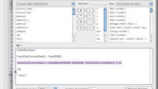 FileMaker Tutorial - 138 - Age Display