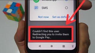 How to fix couldn't find user problem in Google pay ? #Suniltechie