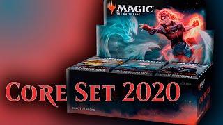 МТГ Базовый Выпуск 2020 - ОГОНЬ! вскрытие дисплея (MTG Core Set 2020 booster box opening)