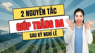 Cách Làm Trắng Da Mặt Ngay Cả Khi Trời Nắng | Dr Nhung